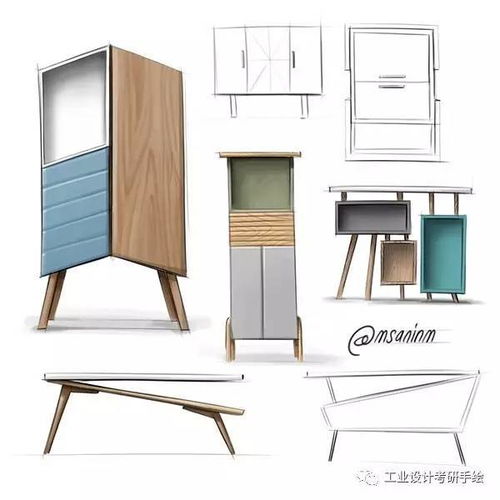 探索设计本质 手绘家具草图的艺术与价值